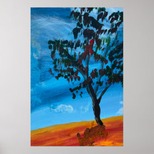 'Eucalyptus' Original Painting Acrylic on Canvas Poster