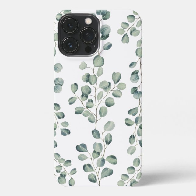 Eucalyptus Pattern iphone cover  (Back)