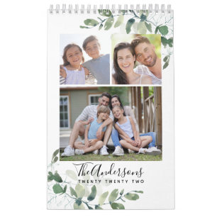 Eucalyptus Photo Collage Calendar