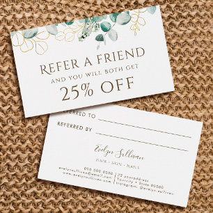 Eucalyptus Referral Card