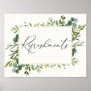 Eucalyptus Refreshments Poster