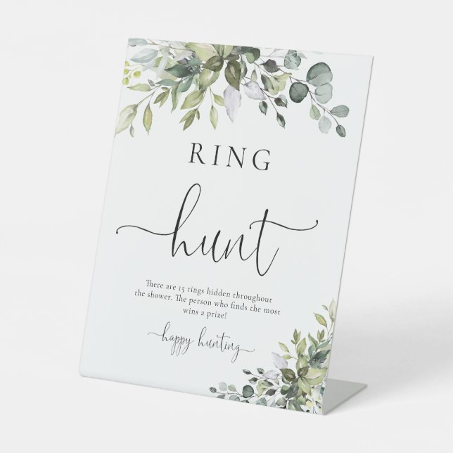 Eucalyptus Ring Hunt Sign (Front)
