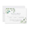 Eucalyptus RSVP Card with Meal Choice