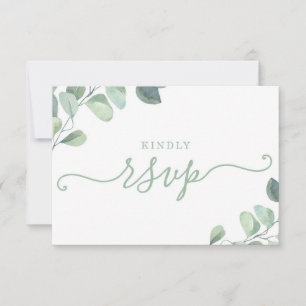 Eucalyptus RSVP Postcard