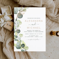 Eucalyptus Rustic Botanical Greenery Wedding