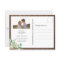 Eucalyptus Rustic Photo Engagement BBQ Invitation