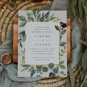 Eucalyptus & Sage Green Botanical Wedding