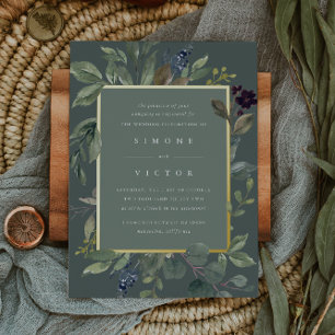 Eucalyptus & Sage   Green Botanical Wedding