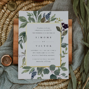 Eucalyptus & Sage   Green Botanical Wedding