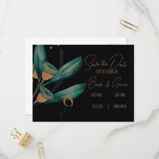 Eucalyptus Save the Date Invitation Postcard