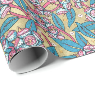 Eucalyptus Seed Australian Plant Botanical Pattern Wrapping Paper