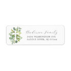 Eucalyptus Serenity Cross Return Address Label