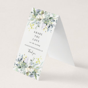 Eucalyptus Share the Love Table Sign