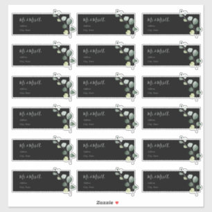 Eucalyptus Sprig Guest Address Labels