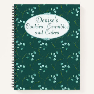 Eucalyptus Stems Recipe Notebook