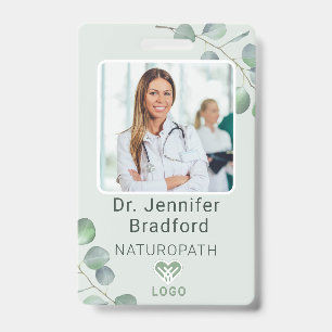 Eucalyptus Style Custom  ID Badge
