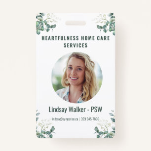 Eucalyptus Style  ID Badge