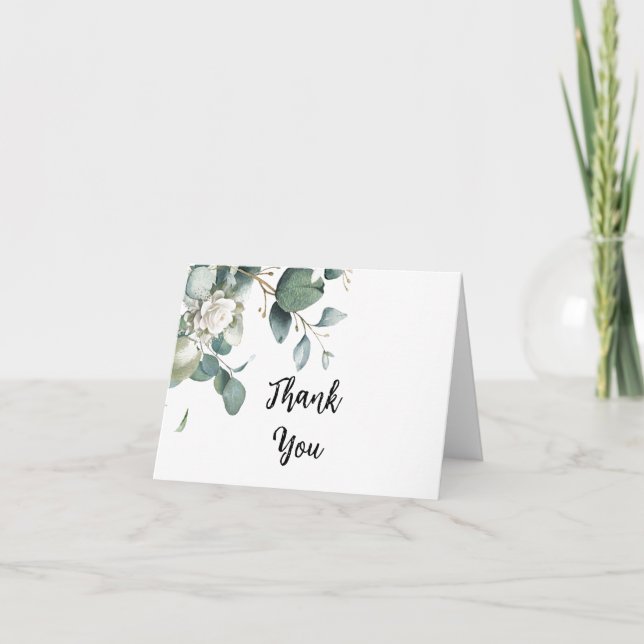 eucalyptus thank you card (Front)