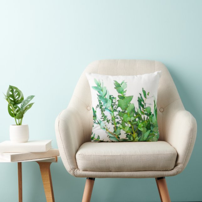 Eucalyptus Throw Pillow (Chair)