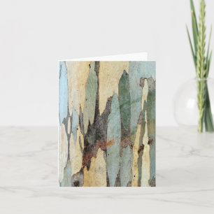Eucalyptus Tree Bark Notecard