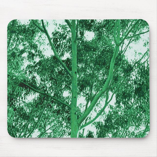 Eucalyptus Tree photo painting mousepad (Front)