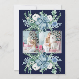 Eucalyptus Two Photo Holiday Card