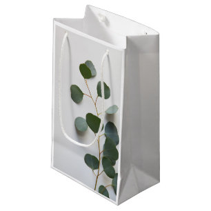 Eucalyptus vertical leaves small gift bag