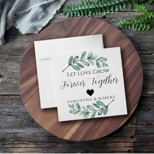 Eucalyptus Wedding Bridal Favour Seeds Envelope