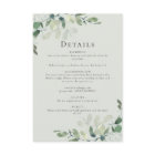 Eucalyptus Wedding Details Enclosure Card