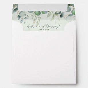 Eucalyptus Wedding Envelopes 1001A