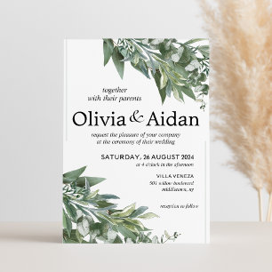 Eucalyptus Wedding Invitation