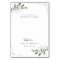 Eucalyptus Wedding Place Card with Meal Choice