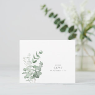 Eucalyptus Wedding RSVP Invitation