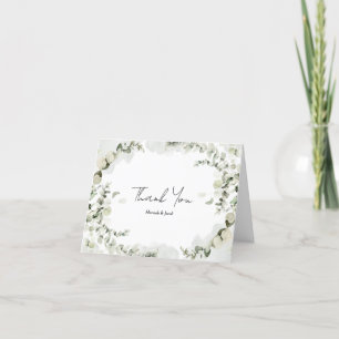 Eucalyptus Wedding Thank You Card