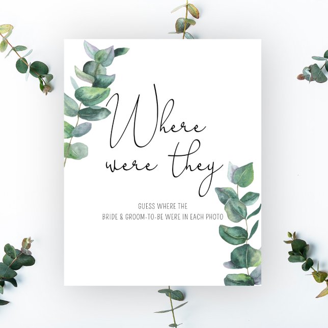 Eucalyptus - Where Were They Poster (Creator Uploaded)