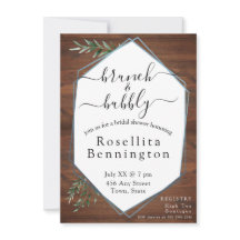 Eucalyptus Wood Brunch and Bubbly Bridal Shower
