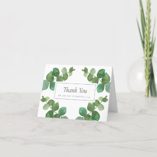 Eucalyptus Woodland Wedding Thank You