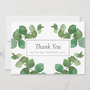 Eucalyptus Woodland Wedding Thank You Card