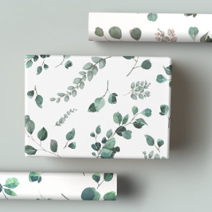 Eucalyptus Wrapping Paper Set of 3 Flat Sheets