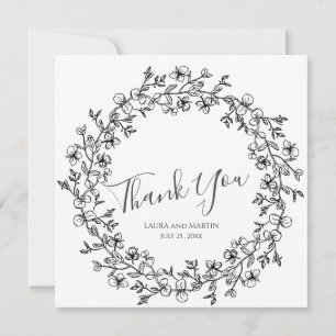 Eucalyptus wreath and Photo Elegant Invitation