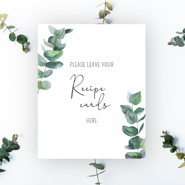 Eucalyptus - Your recipe card here poster (Creator Uploaded)