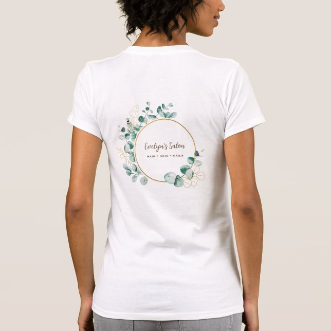 Eucalyptys Beauty Salon T-Shirt (Back)