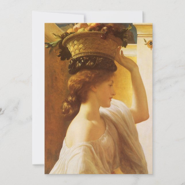 Eucharis - Girl With a Basket of Fruit by Leighton (Front)