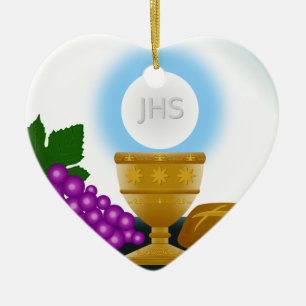 eucharist ceramic tree decoration