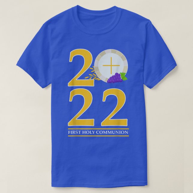 Eucharist Host Catholic My First Holy Communion 20 T-Shirt (Design Front)