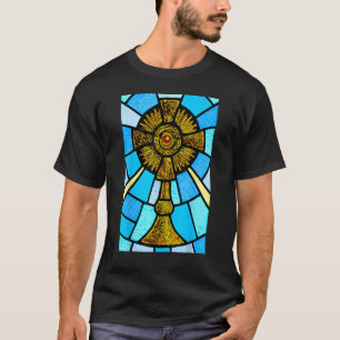 Eucharistic Adoration Blessed Sacrament Eucharist T-Shirt