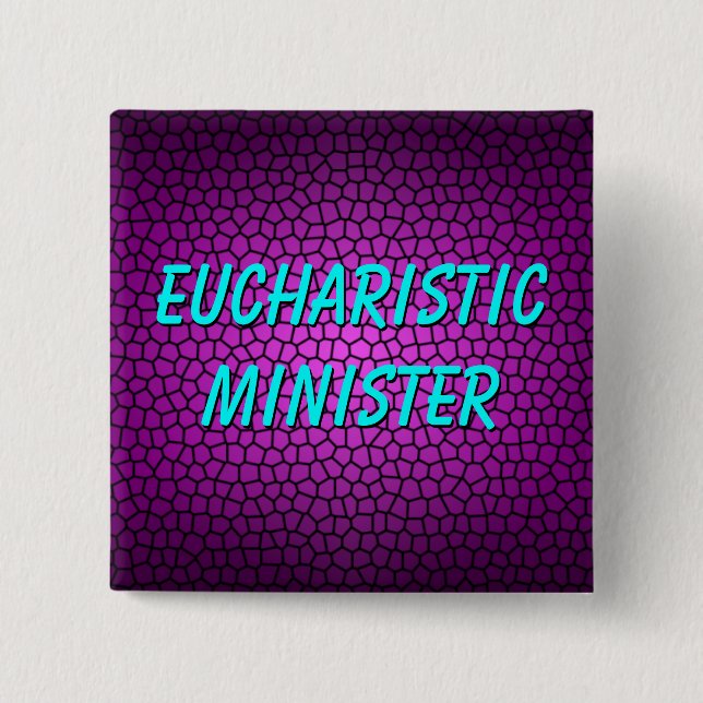 EUCHARISTIC MINISTER 15 CM SQUARE BADGE (Front)