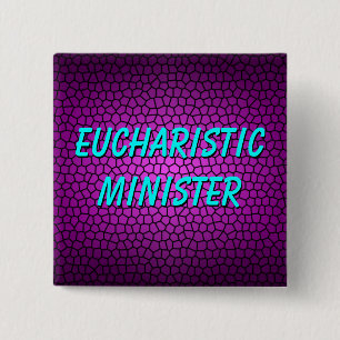 EUCHARISTIC MINISTER 15 CM SQUARE BADGE