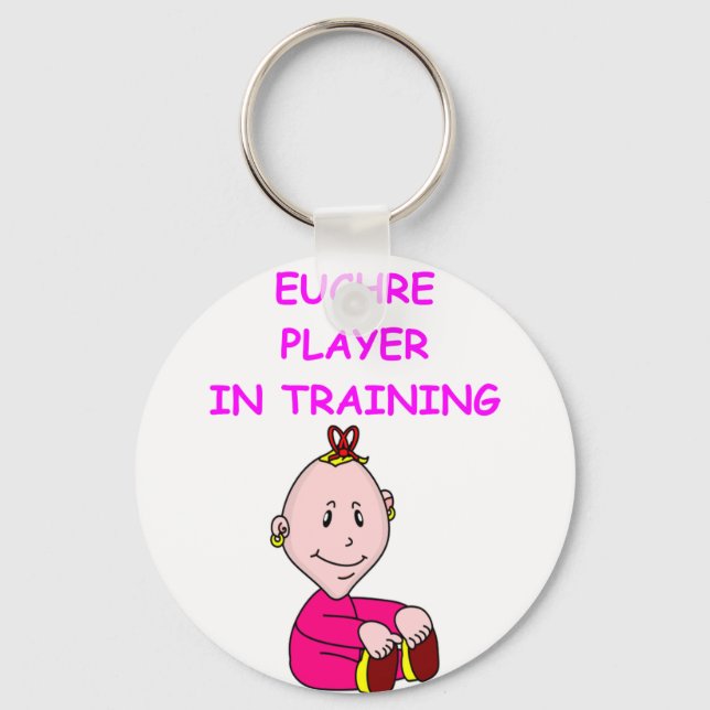 euchre baby key ring (Front)