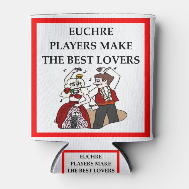 EUCHRE CAN COOLER (Front)